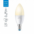 Умная лампа WiZ E14 4.9W(40W 470Lm) C37 2700K диммируемая Wi-Fi
