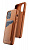 Чехол кожаный MUJJO для Apple iPhone 12 / 12 Pro Full Leather Wallet, Tan