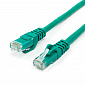 Патч-корд UTP Atcom RJ45, Cat.6, медь, 1 м, зеленый - фото 1