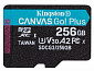 Карта памяти MicroSDXC  256GB UHS-I/U3 Class 10 Kingston Canvas Go! Plus R170/W90MB/s (SDCG3/256GBSP) - фото 1