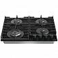 Варильна поверхня Gorenje GKTW642SYB/газ на склі/електророзпал/таймер/ чуг.реш/конфорка Wok/газ.контр/чорна - фото 6