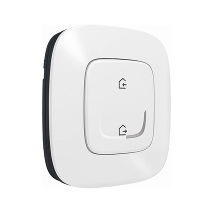 Valena Allure with NETATMO. Головний безпроводовий вимикач "Вдома/Не вдома". Білий - фото 3