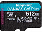 MicroSDXC  512GB UHS-I/U3 Class 10 Kingston Canvas Go! Plus R170/W90MB/s (SDCG3/512GBSP) - фото 1