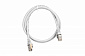 Патч-корд 2E Cat 6,S-FTP экран оплётка фольга,RJ45, 4Х2 27AWG ,7/0.14 Cu, 1.00 m, PVC,Grey - фото 1