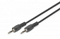 Кабель Digitus Audio connection stereo 3.5mm M/M 2.5m black - фото 1