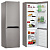 Холодильник з нижн. мороз. камерою Indesit LI8S1ES, 187х66х60см, 2 дв., Х- 213л, М- 90л, A+, ST, Сріблястий