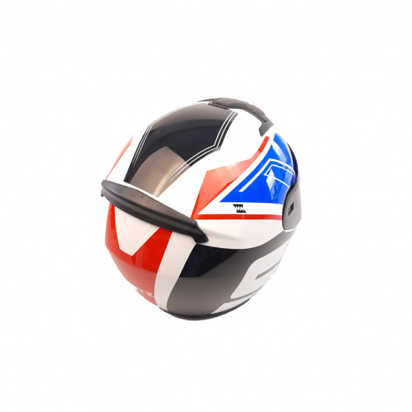 Мотошолом інтеграл Forte 902 біло-синій (розмір M) - фото 4