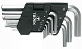 Ключі шестигранні TOPEX HEX ??1.5-10 мм, набір 9 шт.