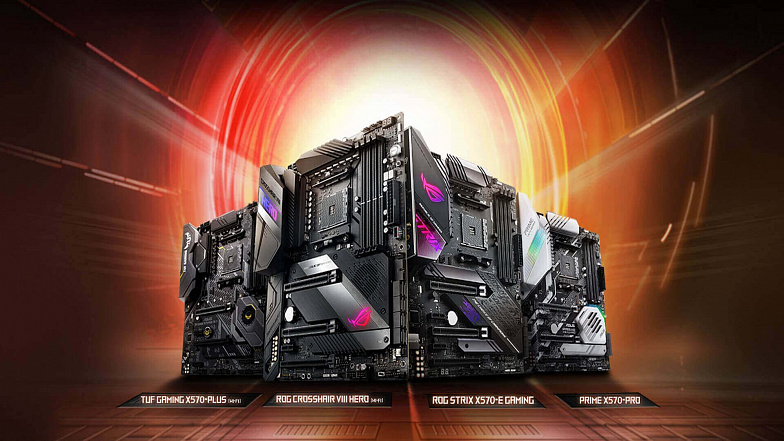 ASUS представляє чотири нові материнські плати серії X570