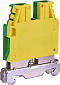 Клема гвинтова заземляюча  ETI  ESC-TEC.6/O (6 мм2, жовто-зелена) - фото 1