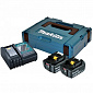 Набор аккумуляторов + зарядное устройство Makita 198116-4, LXT BL1860B x 2шт (18В, 6Ач) + DC18RC, кейс Makpac - фото 1
