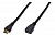 Кабель Digitus HDMI High speed + Ethernet (AM/AF) 2.0m, black