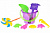 Набор для игры с песком Same Toy с Воздушной вертушкой (фиолетовое ведро) 9 шт HY-1206WUt-2