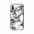 Чохол WK для Apple iPhone XS Max, WPC-061, Flowers BK/WH