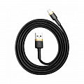 Кабель Baseus Cafule USB-Lightning, 1.5A, 2м Black/Gold (CALKLF-CV1)