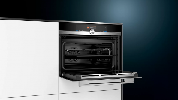 Встраиваемый эл. дух. шкаф Siemens CS636GBS2 - Ш-45см/13 реж/47л./А+/диспл/нерж - фото 5