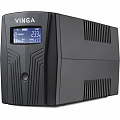 Джерело безперебійного живлення Vinga VPC-800P 800ВА / 480 Вт з LCD-дисплеєм у пластиковому корпусі
