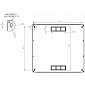 Шкаф серверный CMS 12U 600 x 500 x 640 UA-MGSWL125B для сетевого оборудования - фото 8