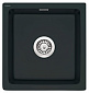Мийка кухонна Deante Sabor, кераміка, квадрат, без крила, 450х478х217мм, чаша - 1, врізна+накладна, чорний - фото 1