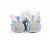 Пинетки Kaloo Plume Кролик голубой 0-3 мес. K969572