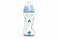 Детская Антиколиковая бутылочка Nuvita NV6051 Mimic Collection 330мл синяя - фото 1