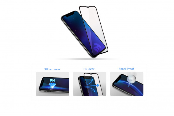 Захисне скло2E Basic для TECNO POP 2F (B1F) , 2.5D FCFG, black border - фото 4