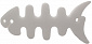 Силиконовая катушка Drobak Fish Bones Big для наушников White (212624) - фото 1