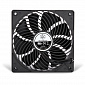 Корпусний вентилятор Silver Stone Air Penetrator AP120i-PRO, 120мм,чорні лопасті, чорна рамка - фото 5