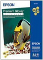 Папір Epson A4 Premium Glossy Photo Paper, 50арк.