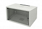 Шкаф ZPAS 19" 6U 600x400, стекл.дверь, 20kg max, серый - фото 1