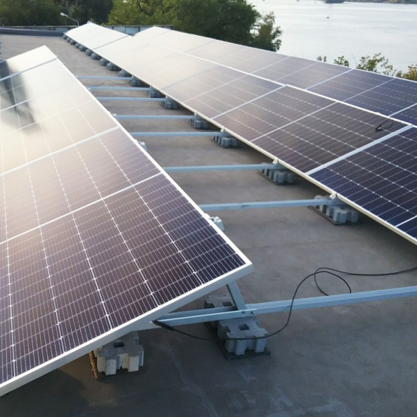 Монтажный набор (2 модуля, балластная система с углом наклона 15) - фото 4