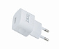 Мережевий зарядний пристрій Tecro (1xUSB, 1A) White (TR-CHG01-WT) - фото 1