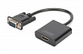 Адаптер DIGITUS VGA - HDMI Full HD