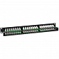 Патчпанель 48 портів UTP 1U з утримувачем кабеля 19", кат.5е PP-KUTP48-1U Hypernet - фото 2