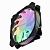 Корпусний вентилятор 2E GAMING AIR COOL (ACF120PW-RGB), 120мм, 2510-4PIN, білі лопаті, чорна рамка