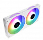 Вентилятор ID-Cooling Icefan 240 ARGB Snow, 245x125x27мм, 3-pin, 4-pin PWM, белый - фото 1