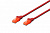 Патч-корд DIGITUS CAT 6 UTP, 0.25м, AWG 26/7, Cu, LSZH, красный
