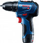 Шуруповерт-дриль Bosch GSR 12V-30,12 V, 2*2 Ач, 18/30 Нм, 420/1600 об/хв, 0.89 кг, кейс, ЗУ, приналежності - фото 3