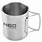 Кружка туристическая NEO, 320 мл, нержавеющая сталь, складная ручка, чехол, 0.15кг - фото 1