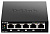 Комутатор D-Link DGS-1005P 5xGE (4xPoE, 1xUplink), 60W