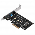 Плата-адаптер PCIe x4 для SSD m.2 NVMe 2230, 2242, 2260, 2280