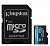 MicroSDXC  256GB UHS-I/U3 Class 10 Kingston Canvas Go! Plus R170/W90MB/s + SD-адаптер (SDCG3/256GB)