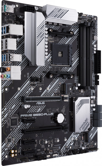 Материнcька плата ASUS PRIME_B550-PLUS sAM4 B550 4xDDR4 M.2 HDMI-DP ATX - фото 3