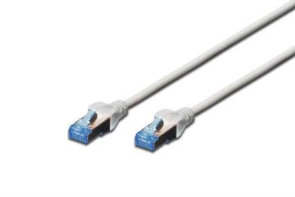 Патч-корд DIGITUS cat.5e,SF-UTP 15м,AWG 26/7, серого цвета - фото 1