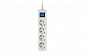 Мережевий фільтр 2Е 4XSchuko з вимикачем, 3G*1.0мм, 3м, white - фото 1