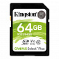 SDXC  64GB UHS-I Class 10 Kingston Canvas Select Plus R100MB/s (SDS2/64GB) - фото 1
