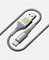 Кабель Luxe Cube Armored USB-USB Type C, 1м, серый (8886668688949) - фото 1