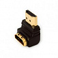 Переходник Atcom (3804) HDMI-HDMI M/F gold-plated угловой - фото 1