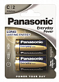 Батарейка Panasonic EVERYDAY POWER лужна C(LR14) блістер, 2 шт.