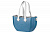 Сумка MyMia синий корпус/серая подкл.д.мам/набор (ручки,фиксаторы,ремни на коляску) эко-кожа серый